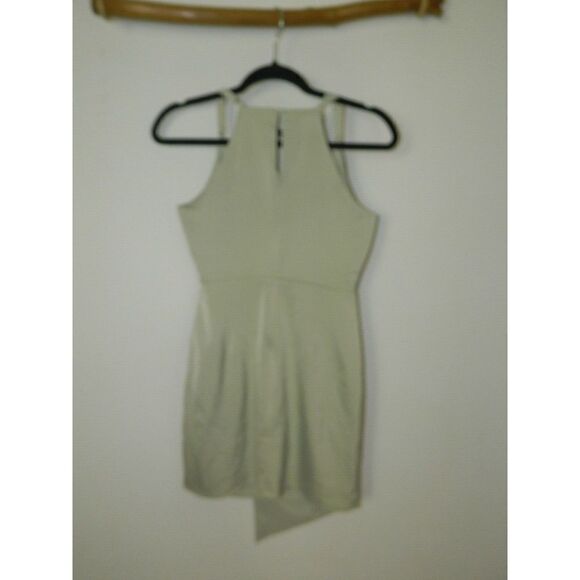 Lulu's Dress Green What a Stunner Sage Green Satin Mini Dress Size Small - Picture 2 of 6
